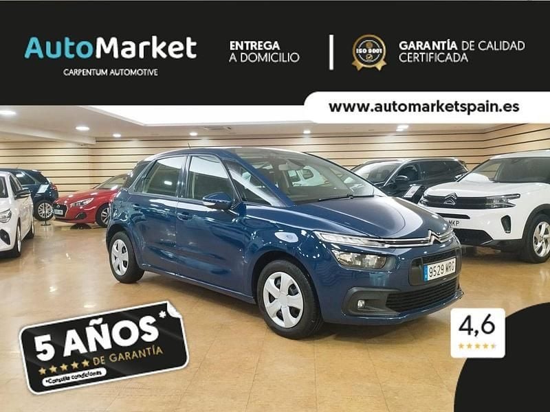 Azul Usado 2018 Citroën C4 PureTech | 10.900 € (Buen precio) - Imagen 1/4