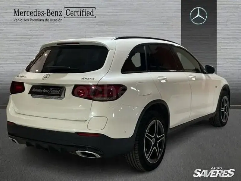 Usado Mercedes GLC300e 306 CV (225 kW) 2021 Blanco SUV