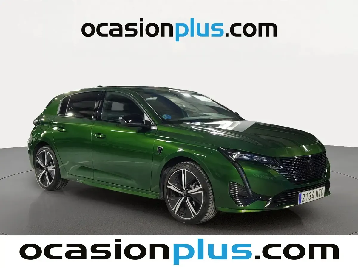 Usado Peugeot 308 GT 136 CV (100 kW) 2024 Verde Utilitario