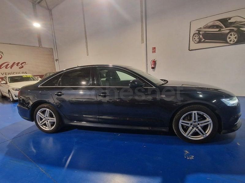 Usado Audi A6 S-Line 190 CV (139 kW) 2018 Azul Berlina