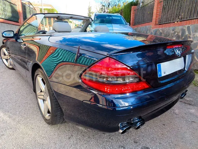 Usado Mercedes SL350 245 CV (180 kW) 2004 Azul Descapotable