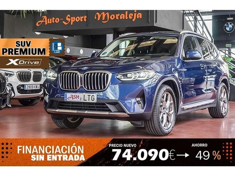 Azul Usado 2021 BMW X3 xLine SUV | 34.900 € (Precio justo) - Imagen 1/4