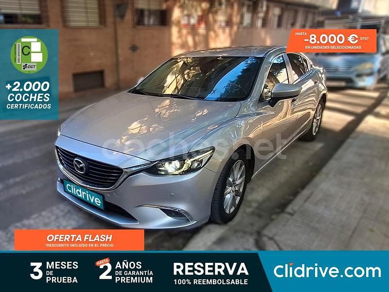 Gris / plata Usado 2015 Mazda 6 Style Berlina | 8290 € (Super precio) - Imagen 1/3