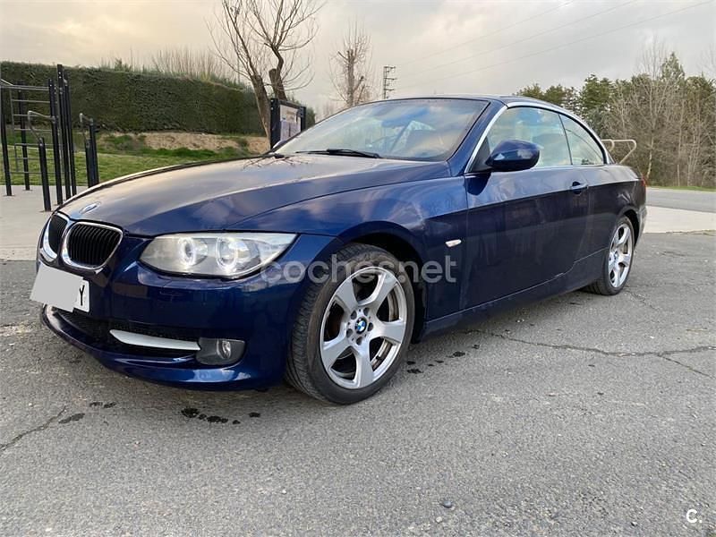 Usado BMW 320 Cabriolet 184 CV (135 kW) 2012 Azul Descapotable