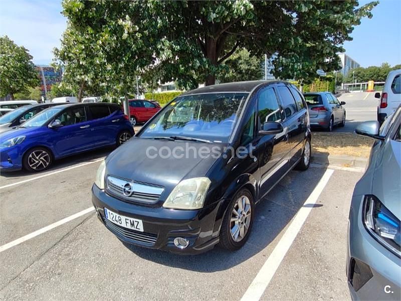 Negro Usado 2007 Opel Meriva Enjoy Monovolumen | 2600 € (Buen precio) - Imagen 1/4