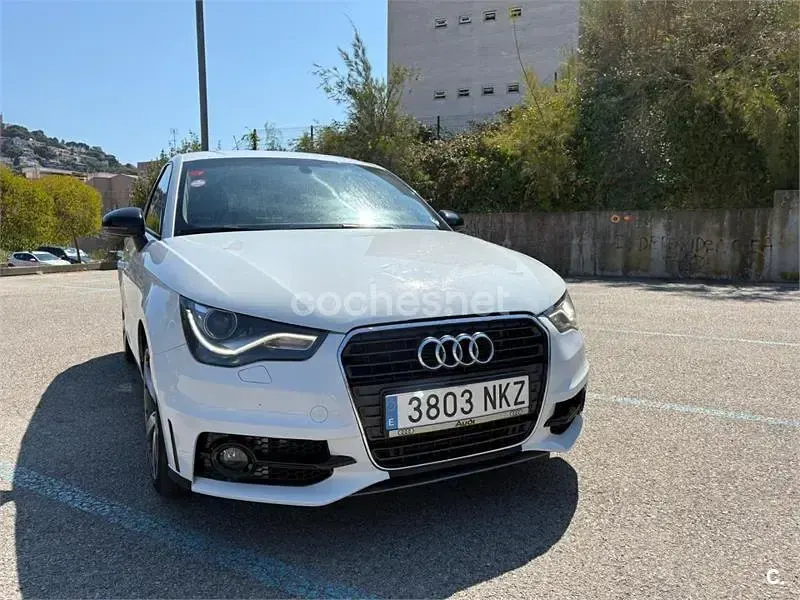 Usado Audi A1 Sportback S-Line 90 CV (66 kW) 2014 Blanco Utilitario