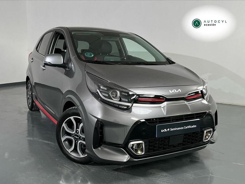Gris / plata Usado 2024 Kia Picanto GT-Line Utilitario | 14.900 € (Caro) - Imagen 1/4