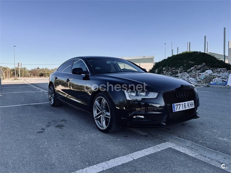 Usado Audi A5 Sportback 177 CV (130 kW) 2012 Negro Utilitario