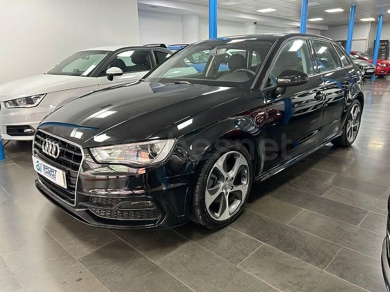 Usado Audi A3 S-Line 110 CV (80 kW) 2016 Negro Berlina