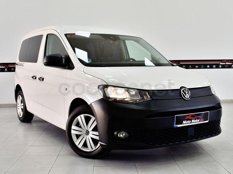 Usado VW Caddy 102 CV (75 kW) 2021 Blanco Monovolumen