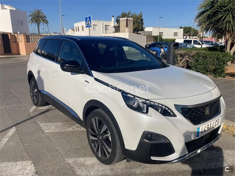 Usado Peugeot 5008 GT-line 130 CV (95 kW) 2019 Blanco Monovolumen