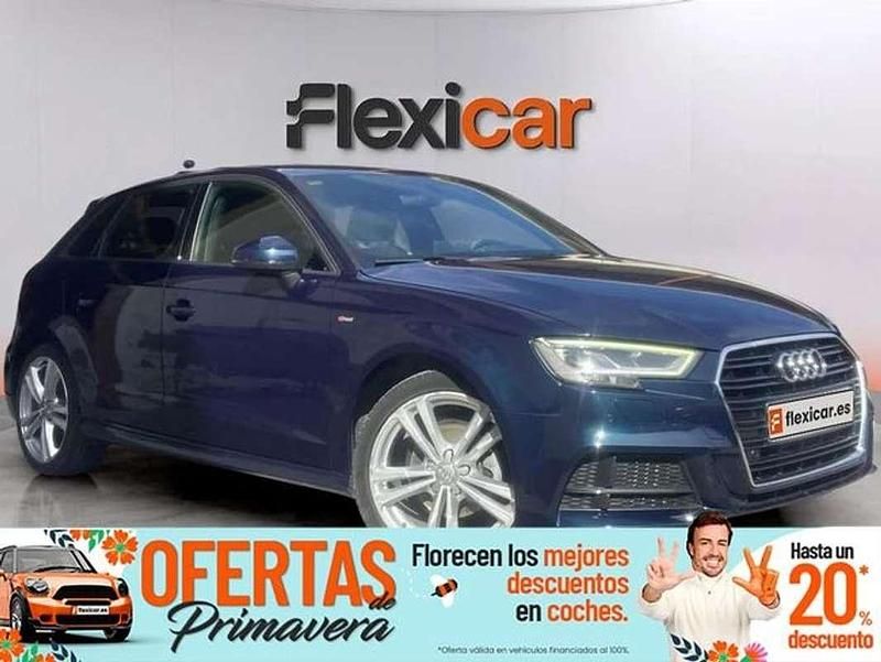 Usado Audi A3 Sportback S-Line 116 CV (85 kW) 2019 Burdeos Utilitario