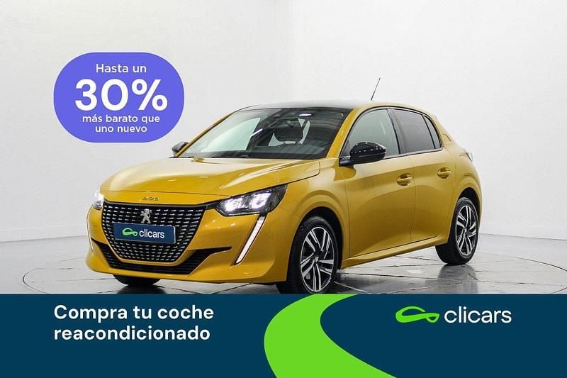 Amarillo Usado 2022 Peugeot 208 Allure Utilitario | 13.990 € (Precio justo) - Imagen 1/4