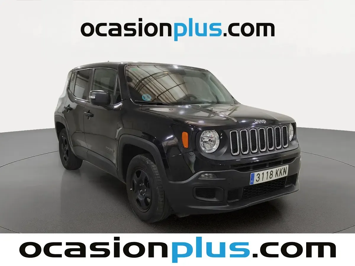 Usado Jeep Renegade Sport 110 CV (80 kW) 2018 Negro SUV