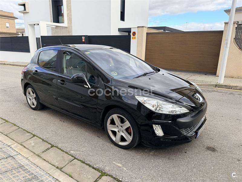 Usado Peugeot 308 Premium 136 CV (100 kW) 2007 Negro Berlina