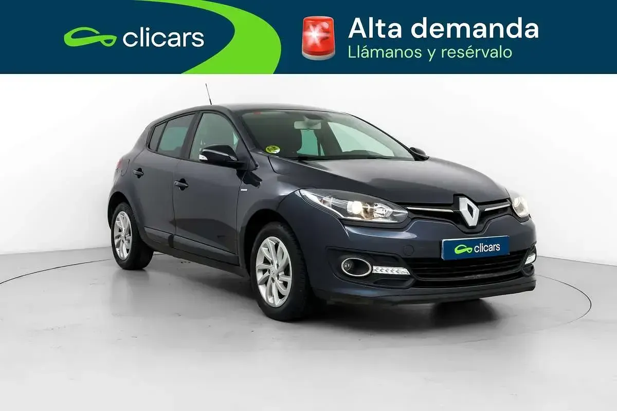 Usado Renault Mégane LIMITED 110 CV (80 kW) 2015 Negro Utilitario