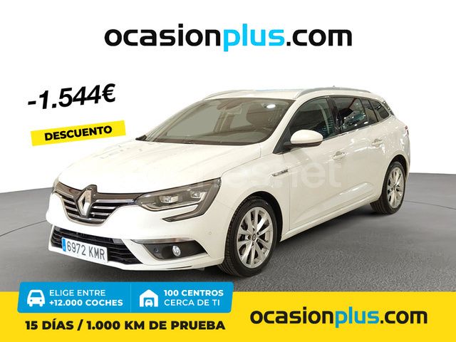Blanco Usado 2018 Renault Mégane GrandTour Zen Familiar | 16.450 € (Precio justo) - Imagen 1/4