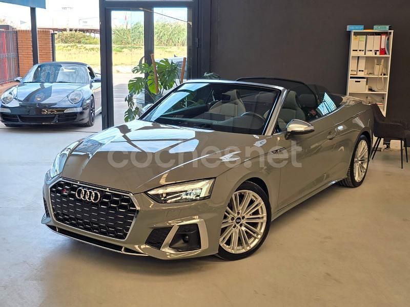Gris / plata Usado 2020 Audi A5 Cabriolet S-Line Descapotable | 52.500 € - Imagen 1/4