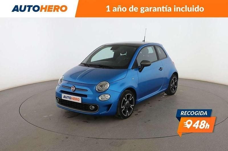 Azul Usado 2019 Fiat 500 S Utilitario | 10.099 € (Precio justo) - Imagen 1/3