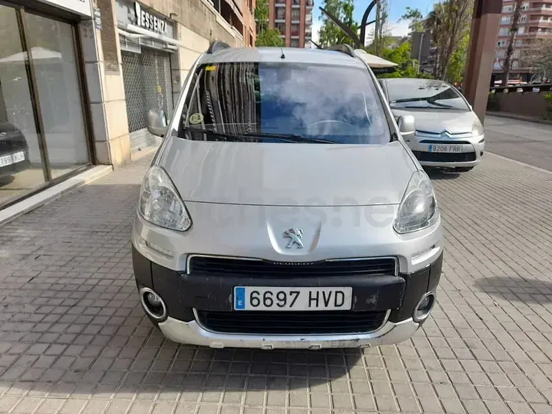 Usado Peugeot Partner Tepee Outdoor 92 CV (67 kW) 2013 Gris / plata Monovolumen