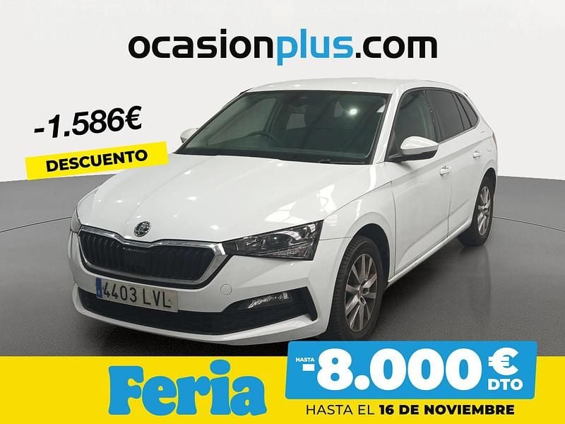 Blanco Usado 2021 Skoda Scala Ambition Utilitario | 13.490 € (Precio justo) - Imagen 1/4