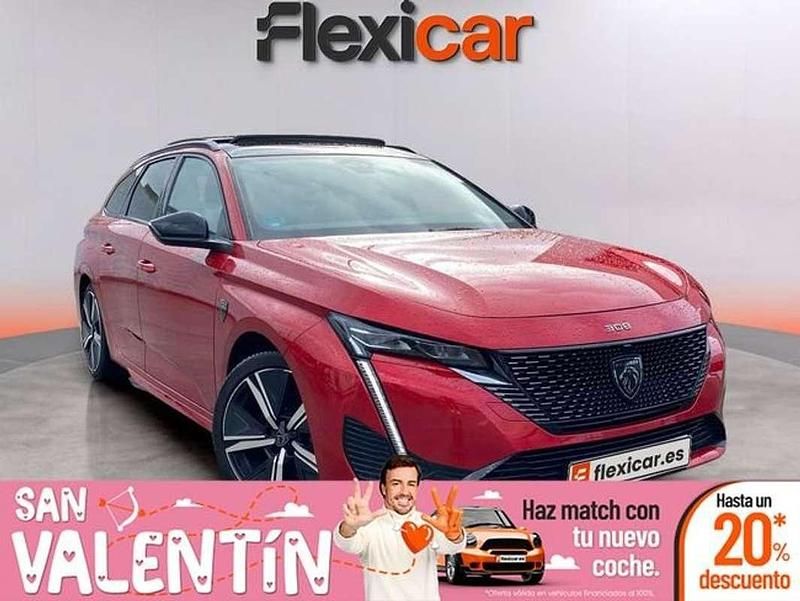 Usado Peugeot 308 SW GT 131 CV (96 kW) 2022 Rojo Familiar