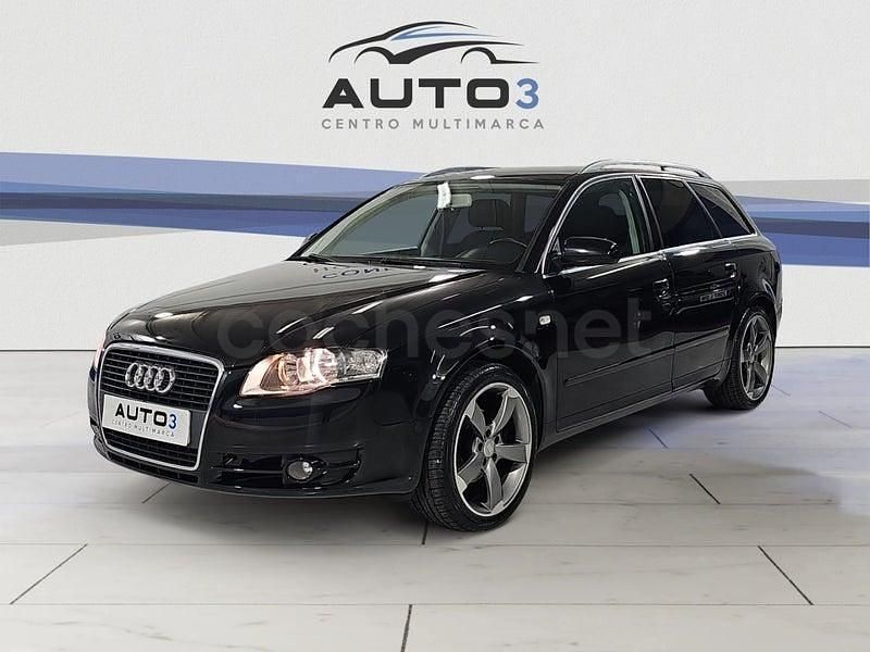 Usado Audi A4 140 CV (102 kW) 2008 Negro Familiar
