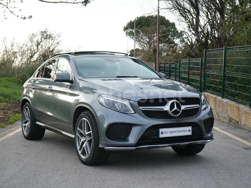Usado Mercedes GLE350 258 CV (189 kW) 2018 Gris / plata Coupe