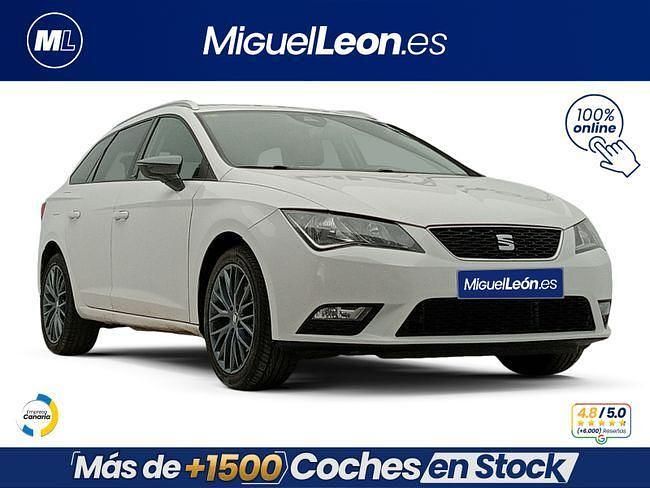 Usado Seat Leon Style 125 CV (91 kW) 2016 Blanco Familiar