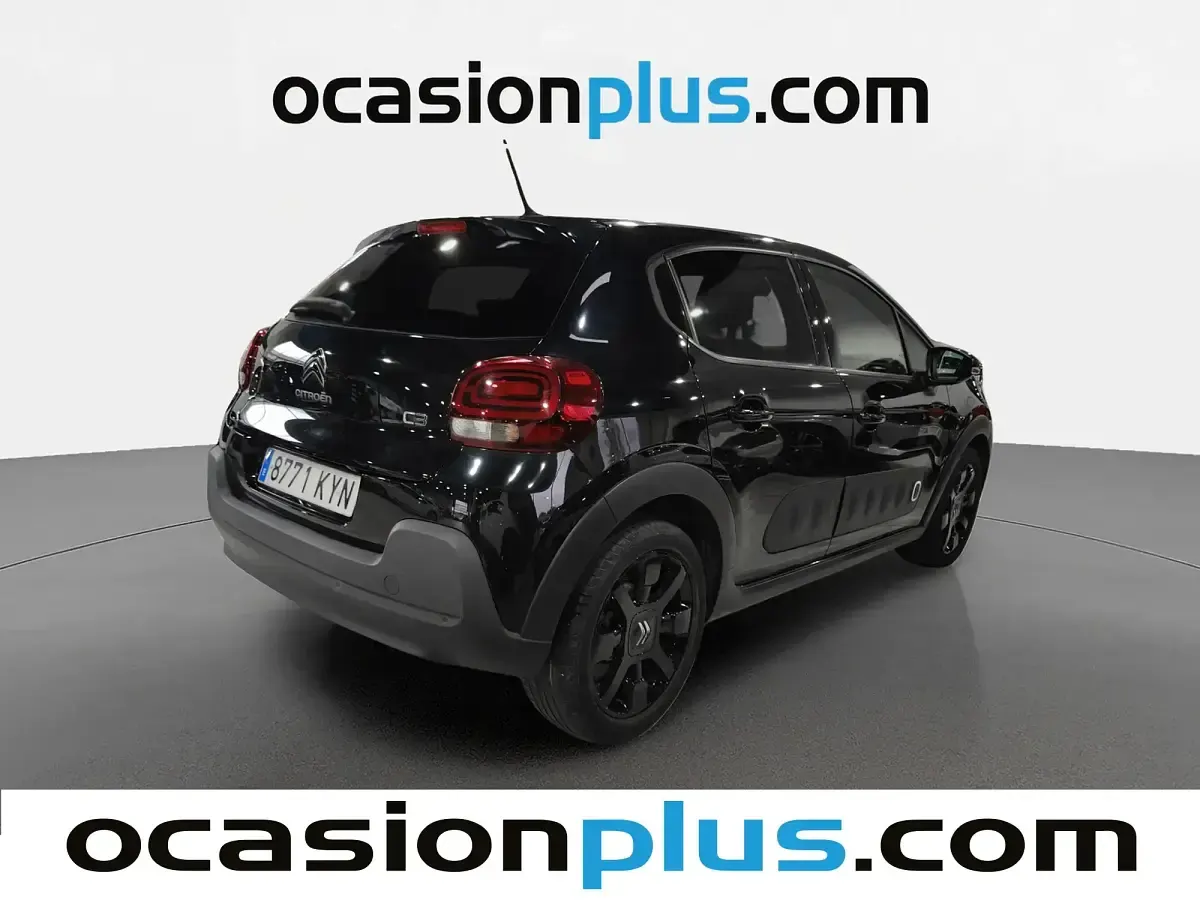 Usado Citroën C3 PureTech 110 CV (80 kW) 2019 Negro Utilitario