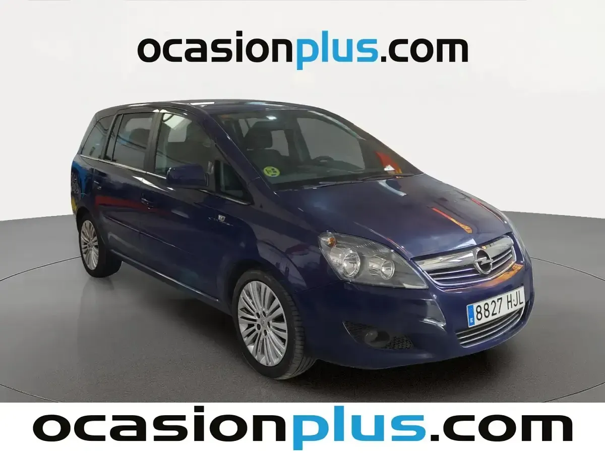 Usado Opel Zafira Enjoy Plus 125 CV (91 kW) 2012 Azul Monovolumen