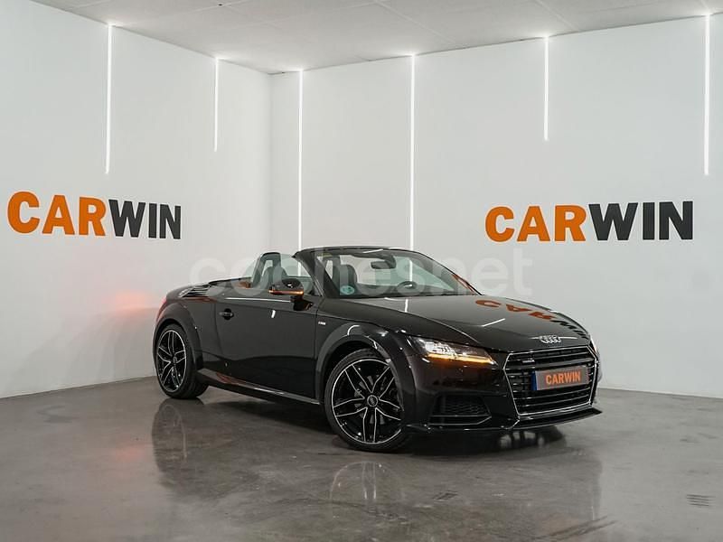 Negro Usado 2018 Audi TT Roadster S-Line Descapotable | 32.900 € (Precio justo) - Imagen 1/4