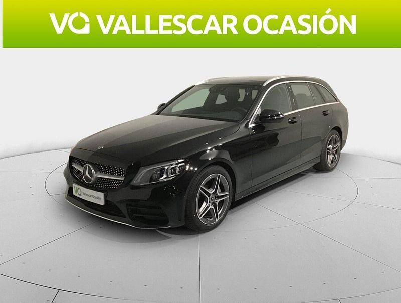 Gris Usado 2021 Mercedes C220 AMG line Familiar | 33.900 € (Precio justo) - Imagen 1/4