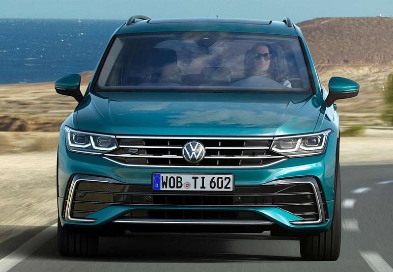 Gris / plata Usado 2021 VW Tiguan R-line SUV | 33.990 € (Caro) - Imagen 1/1