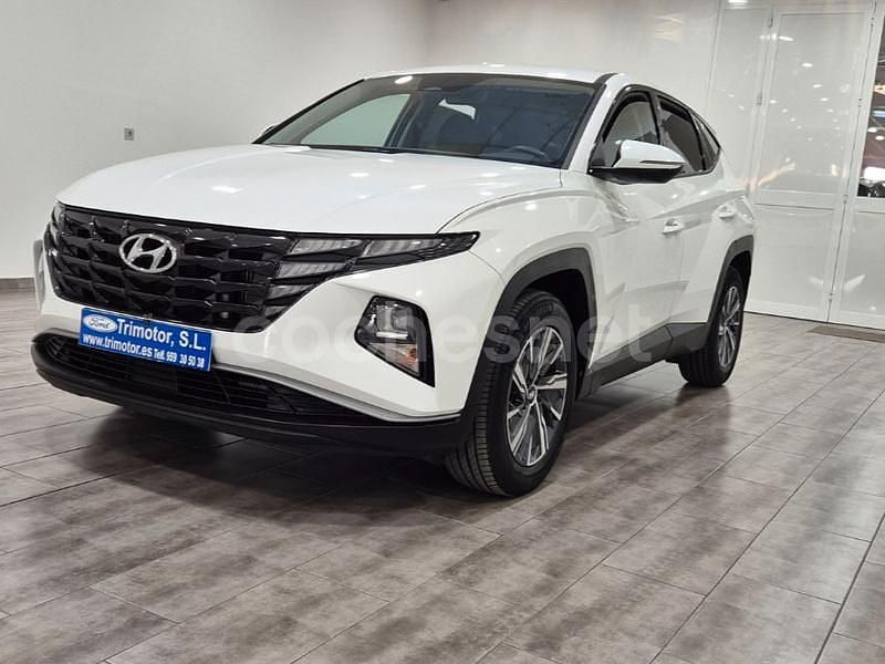 Blanco Usado 2021 Hyundai Tucson SUV | 23.800 € (Un poco caro) - Imagen 1/4