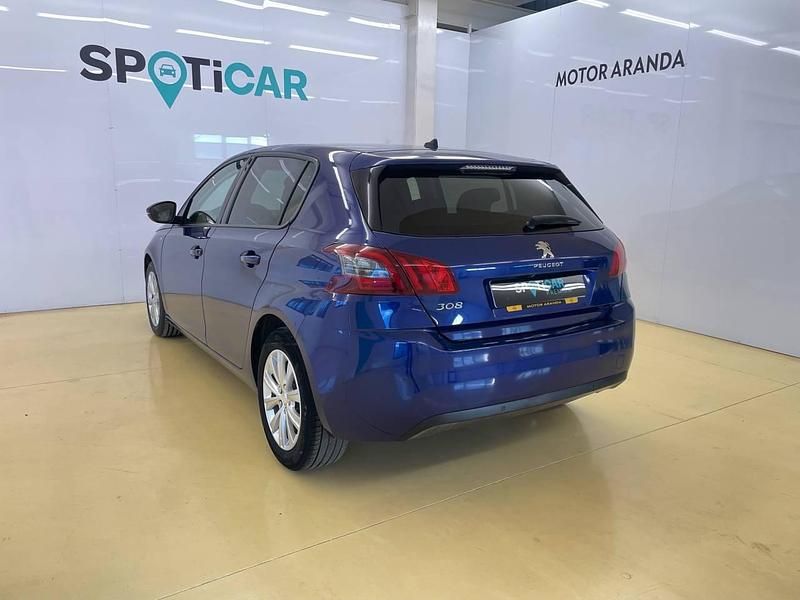 Usado Peugeot 308 Style 100 CV (73 kW) 2020 Azul Berlina