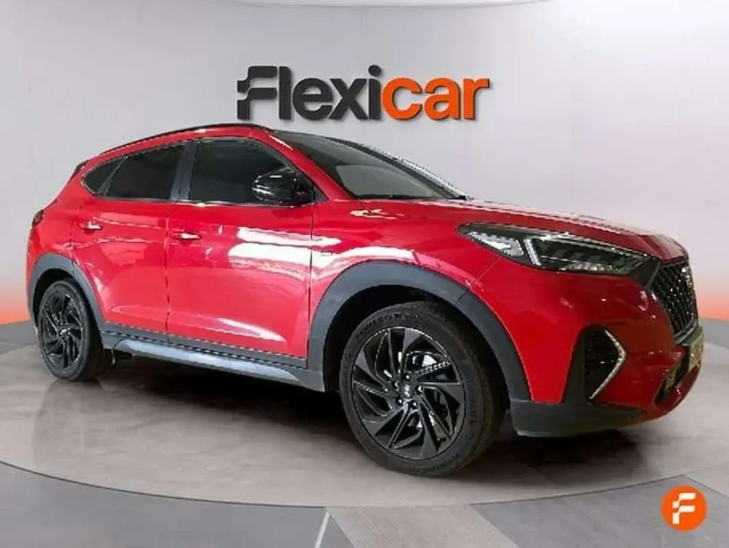 Usado Hyundai Tucson N Line 136 CV (100 kW) 2019 Rojo SUV