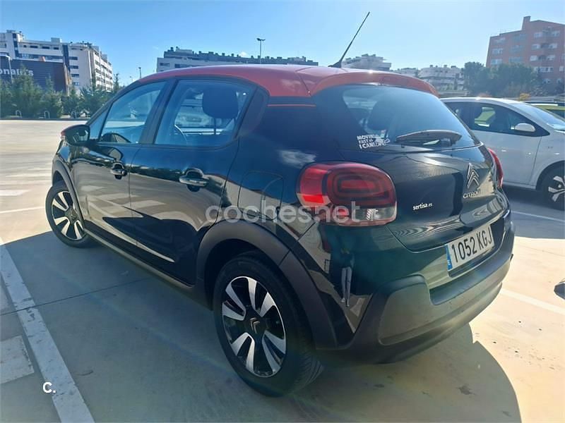 Usado Citroën C3 PureTech 82 CV (60 kW) 2017 Negro Berlina