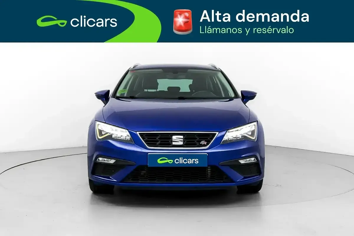Usado Seat Leon FR 150 CV (110 kW) 2017 Azul Familiar