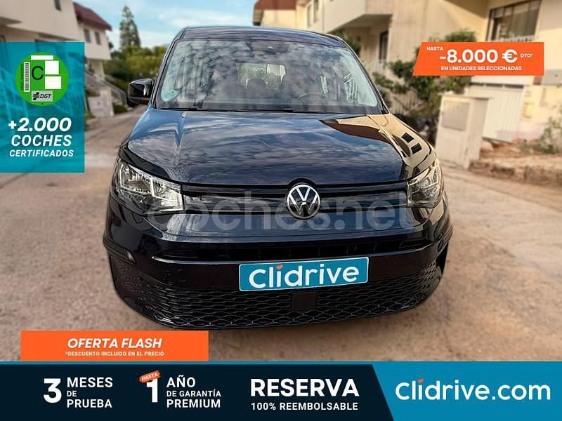 Negro Usado 2023 VW Caddy Maxi Monovolumen | 27.490 € (Un poco caro) - Imagen 1/3