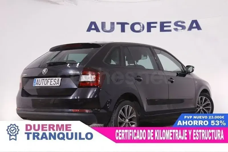Usado Skoda Rapid Ambition 116 CV (85 kW) 2017 Negro Utilitario
