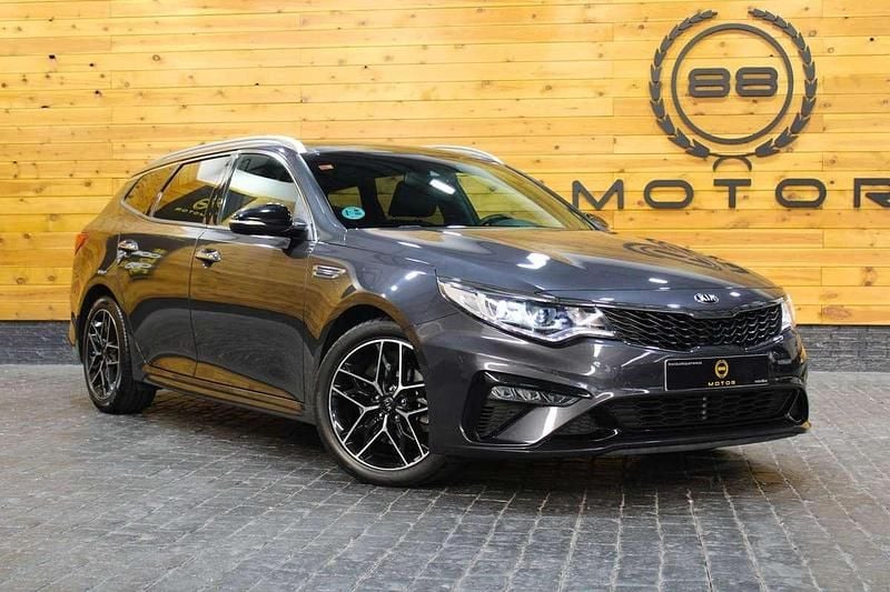 Gris / plata Usado 2019 Kia Optima GT-Line Familiar | 19.970 € (Precio justo) - Imagen 1/4