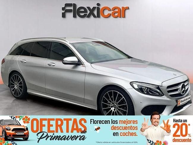 Usado Mercedes C220 170 CV (125 kW) 2018 Gris Familiar