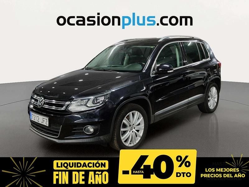 Negro Usado 2015 VW Tiguan Sportline SUV | 14.150 € (Precio justo) - Imagen 1/4