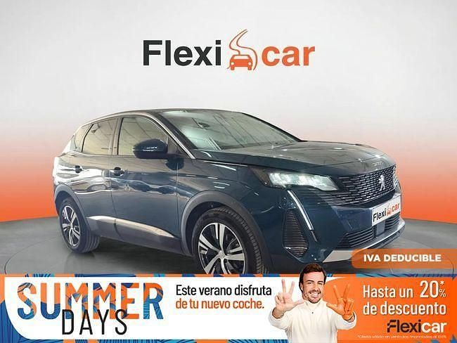 Azul Usado 2021 Peugeot 3008 Allure SUV | 17.390 € (Precio justo) - Imagen 1/4