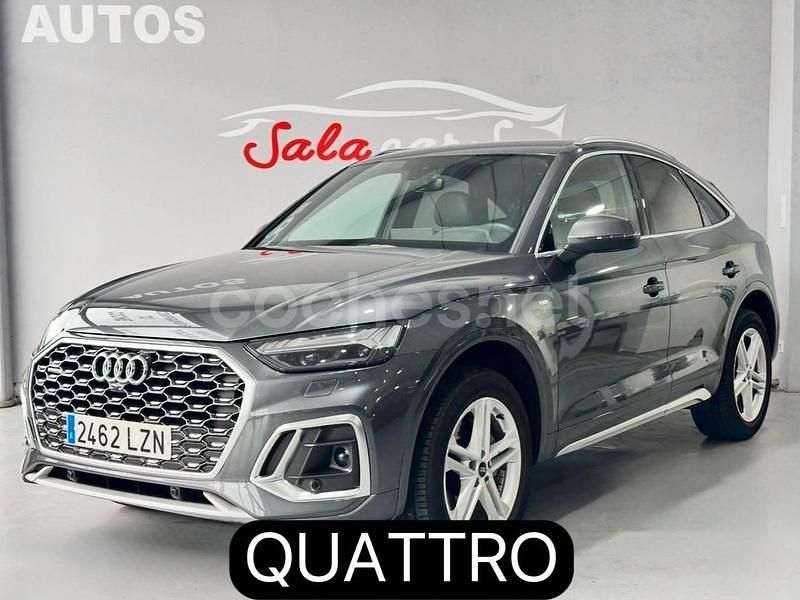 Gris / plata Usado 2022 Audi Q5 Sportback S-Line SUV | 47.999 € (Un poco caro) - Imagen 1/4