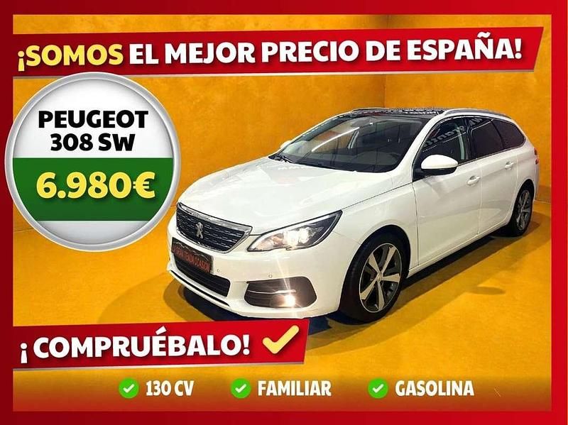 Usado Peugeot 308 SW Allure 131 CV (96 kW) 2017 Blanco Familiar