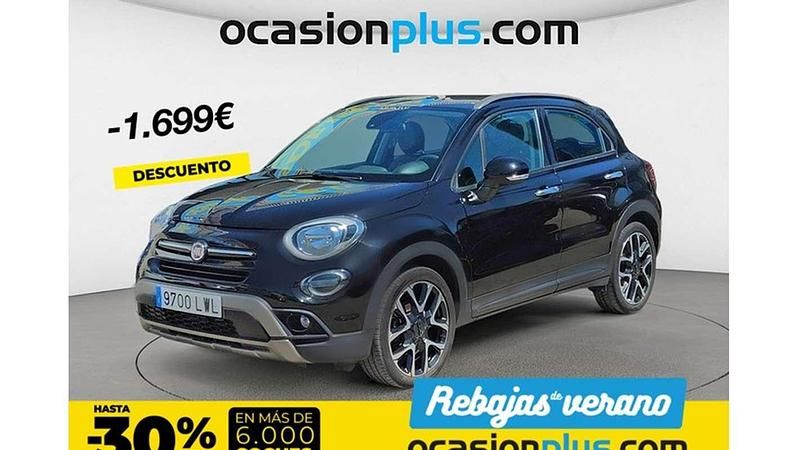 Negro Usado 2022 Fiat 500X Cross SUV | 16.991 € (Precio justo) - Imagen 1/4