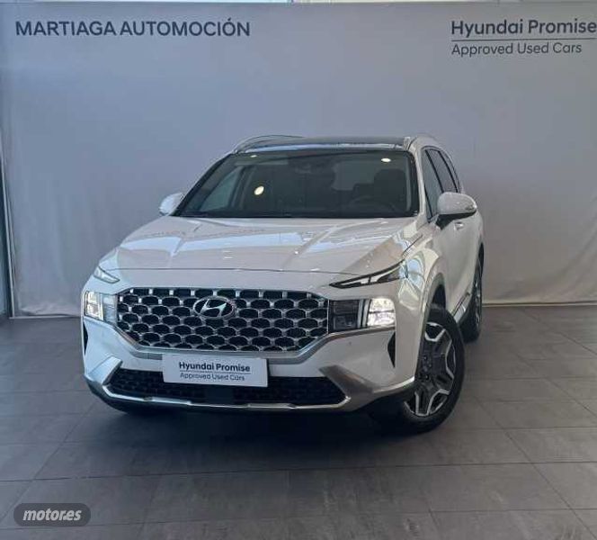 Crystal white Usado 2023 Hyundai Santa Fe Style SUV | 44.500 € (Un poco caro) - Imagen 1/4