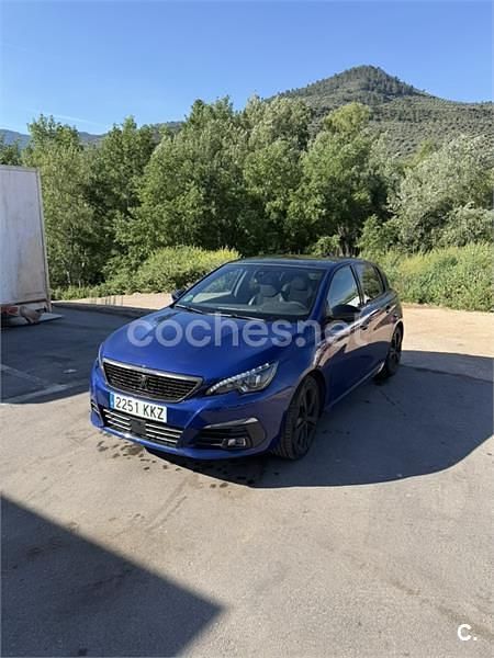 Usado Peugeot 308 GT-line 130 CV (95 kW) 2018 Azul Berlina